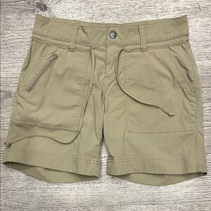 Prana Women's Tan Cargo Shorts
